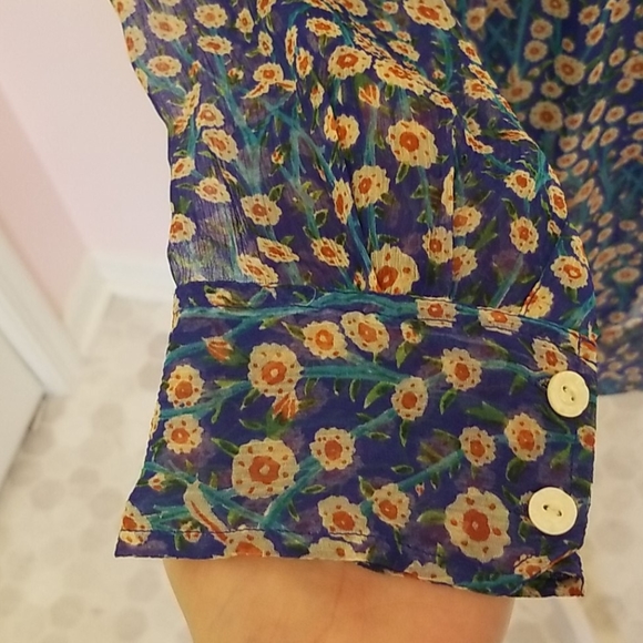 ISABEL MARANT ETOILE blue floral dress - Picture 4 of 6